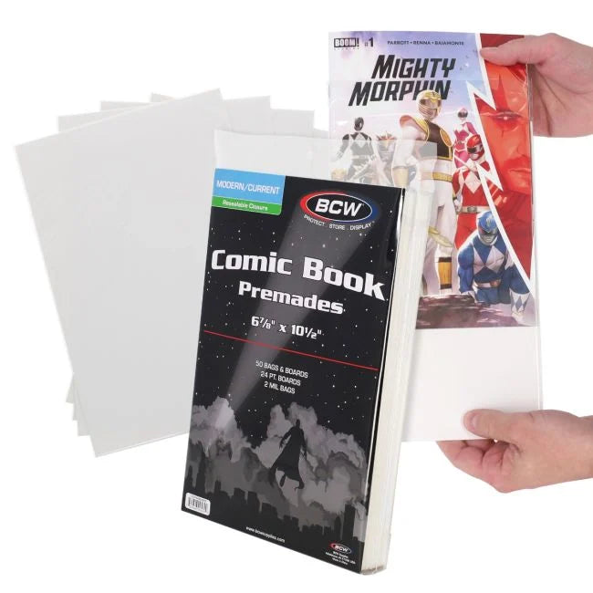 Premade® Resealable Current Comic Bag and Board