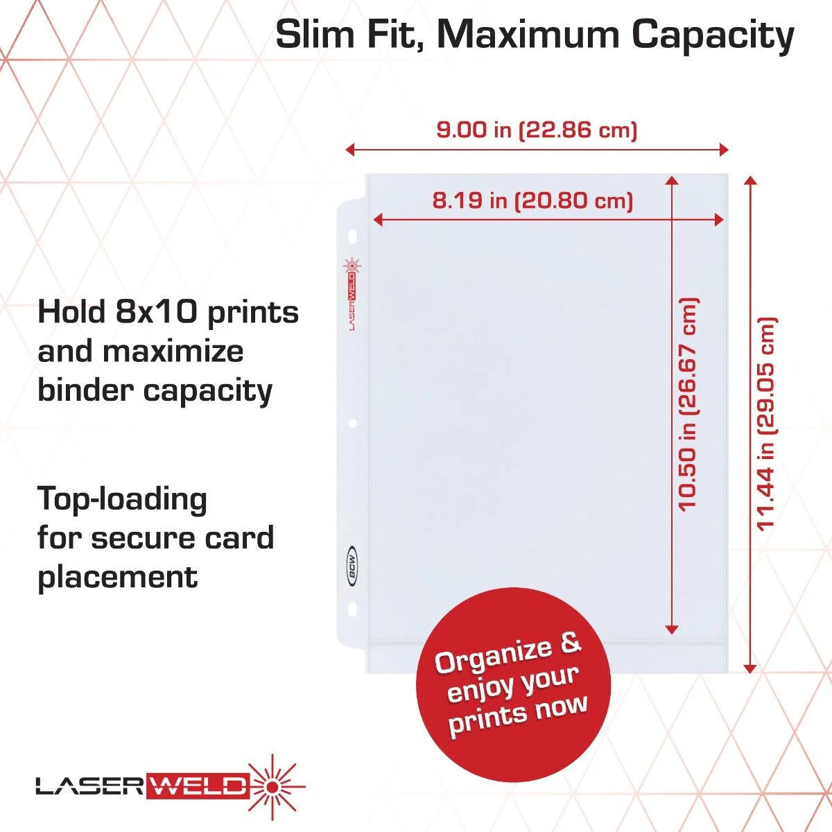 LaserWeld® 8x10 Photo Page (100 CT. Box)