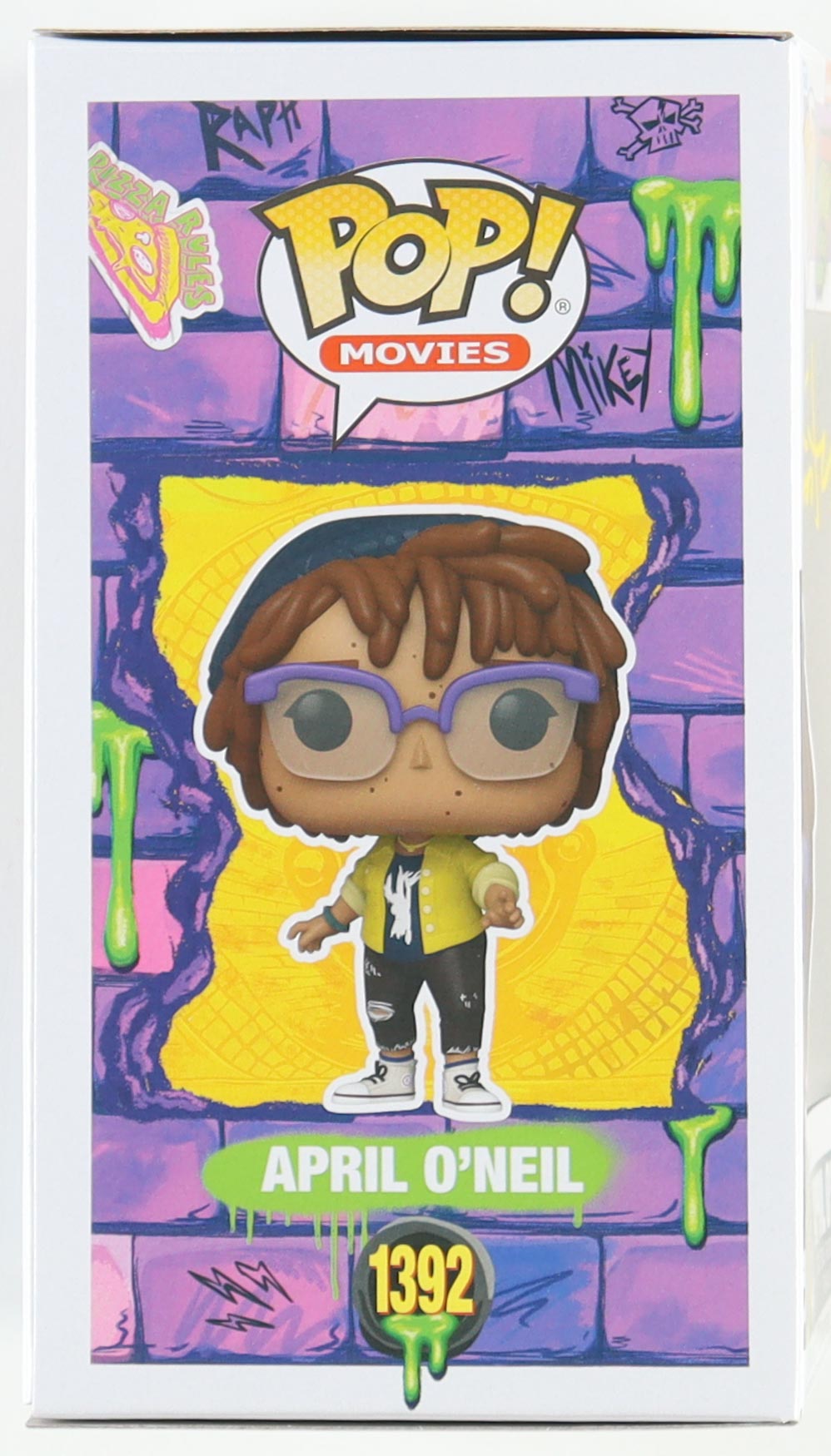 Kevin Eastman Signed "Teenage Mutant Ninja Turtles" Mutant Mayhem #1392 April O'Neil Funko Pop! Vinyl Figure (PA)