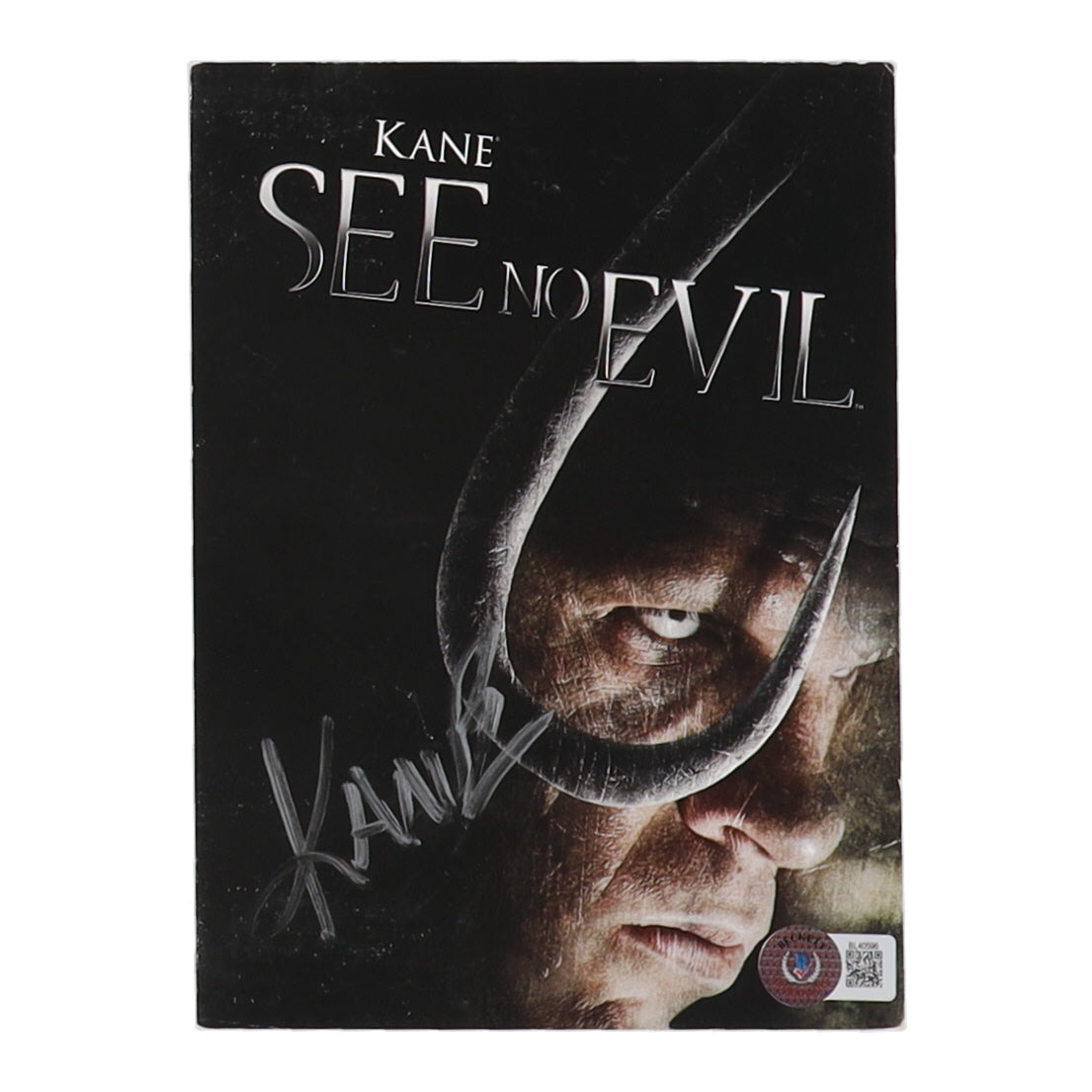 Kane Signed "See No Evil" 5x7 Photo (Beckett)