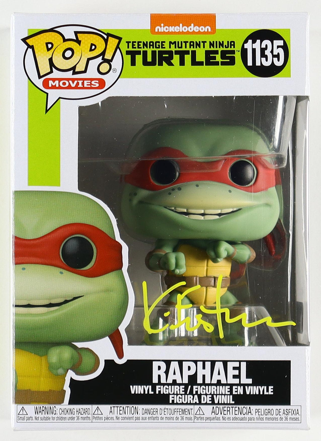 Kevin Eastman Signed "Teenage Mutant Ninja Turtles" #1135 Raphael Funko Pop! (PA)