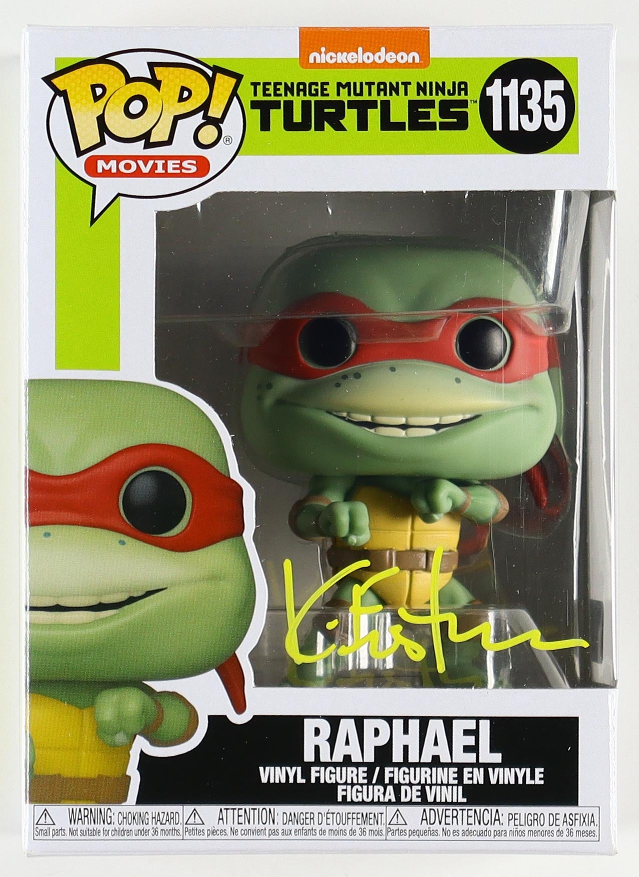 Kevin Eastman Signed "Teenage Mutant Ninja Turtles" #1135 Raphael Funko Pop! (PA)