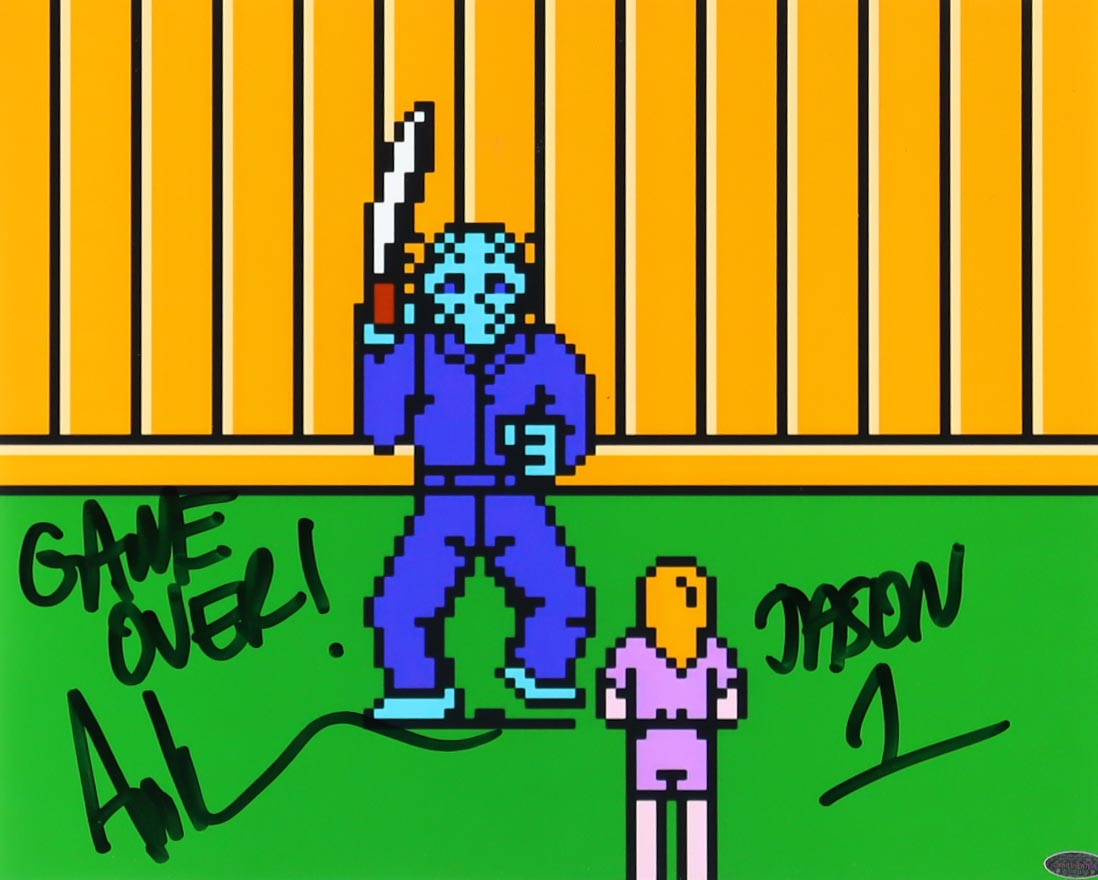 Ari Lehman Signed "Friday the 13th: The Game - Ultimate Slasher Edition" 8x10 Photo Inscribed "Jason 1" & "Game Over!" (OKAuthentics)
