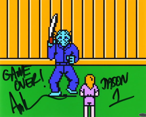Ari Lehman Signed "Friday the 13th: The Game - Ultimate Slasher Edition" 8x10 Photo Inscribed "Jason 1" & "Game Over!" (OKAuthentics)