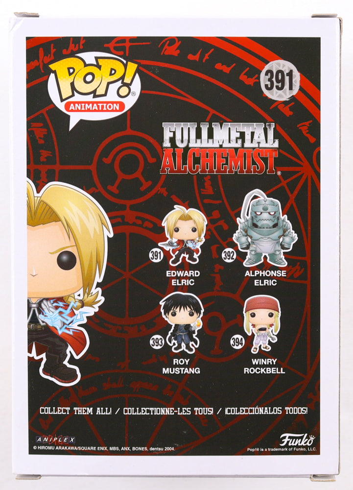 Vic Mignogna Signed "Full Metal Alchemist" #391 Edward Elric Funko Pop! Vinyl Figure (JSA)