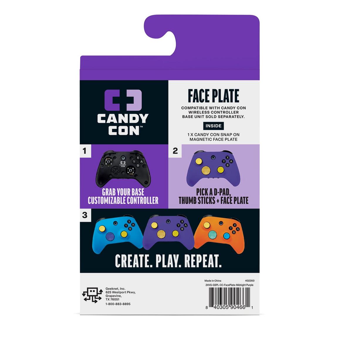 CANDY CON Face Plate - Midnight Purple