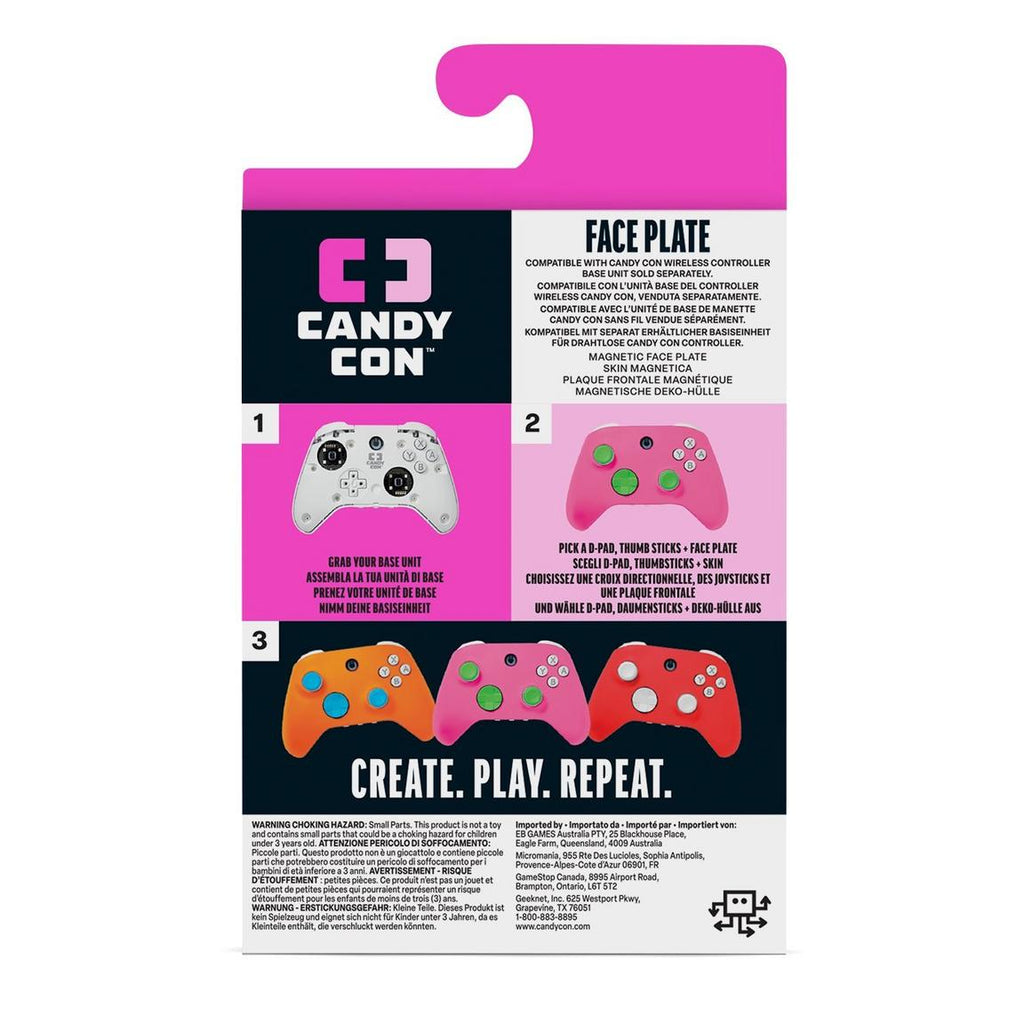 CANDY CON Face Plate - Neon Pink