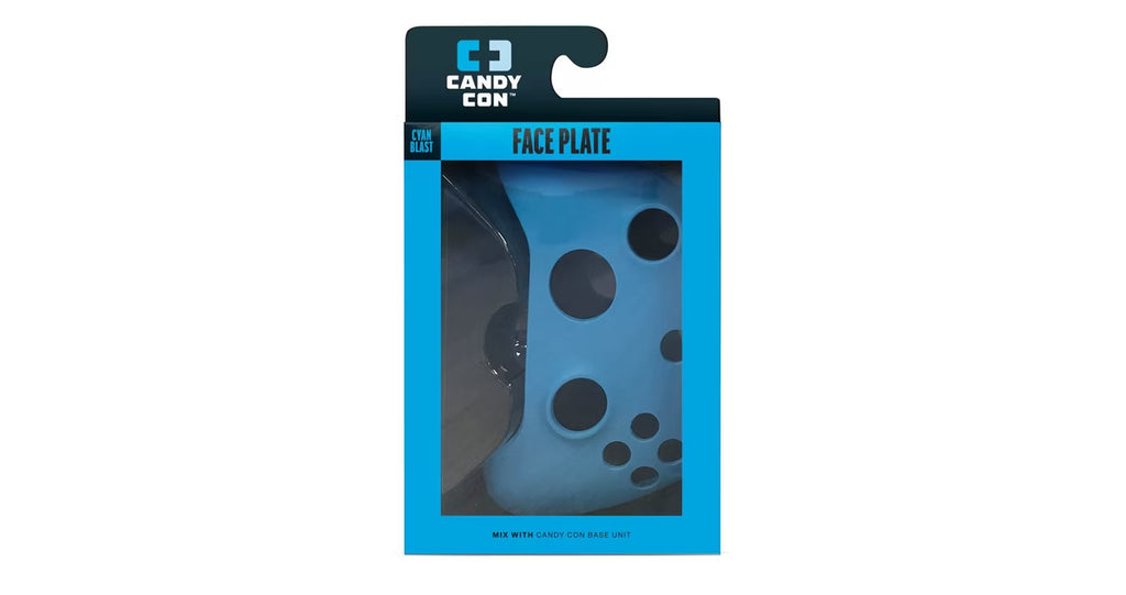 CANDY CON Face Plate - Cyan Blast