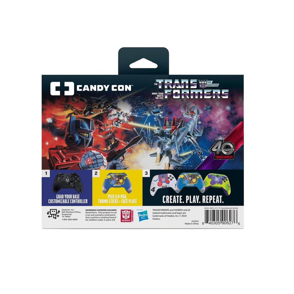 CANDY CON Transformers Soundwave Combo Pack Licensed Controller Kit