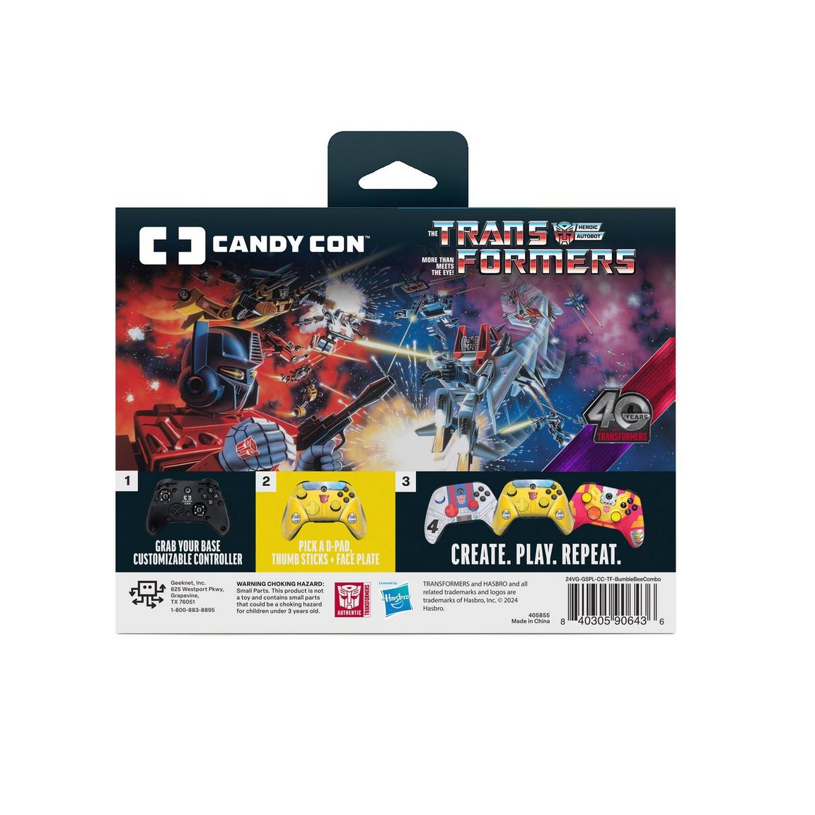 CANDY CON Transformers Bumble Bee Combo Pack Licensed Controller Kit