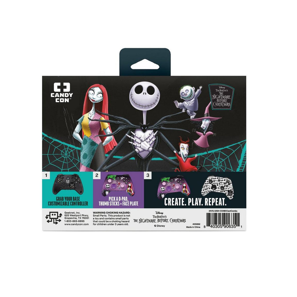 CANDY CON x Disney The Nightmare Before Christmas Jack and Sally Combo Pack Controller Kit