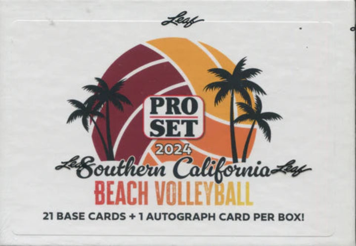 2024 Leaf Pro Set Southern California Beach Volleyball Factory Sealed Hobby Box