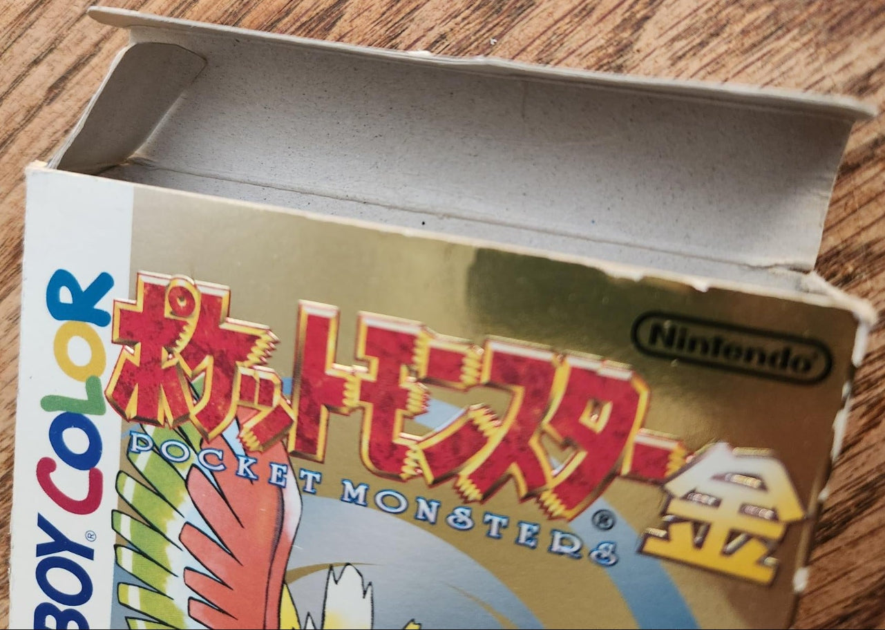 Game Boy Color Pokémon Gold Version - Japan Edition
