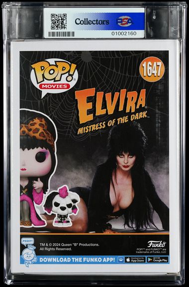 Movies 1647 Elvira & Gonk 2024 PSA Graded Mint 9