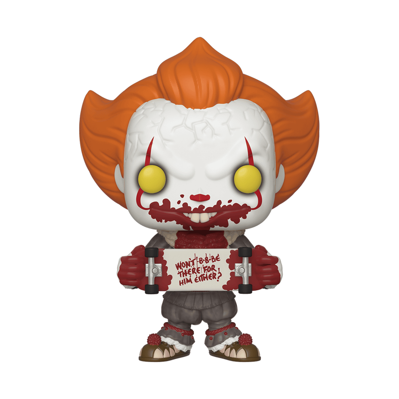 IT POP Movies: IT: Chapter 2- Pennywise w/Skateboard HOT TOPIC EXCLUSIVE