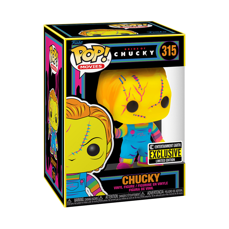 Chucky Pop! Scarred Chucky (Black Light)