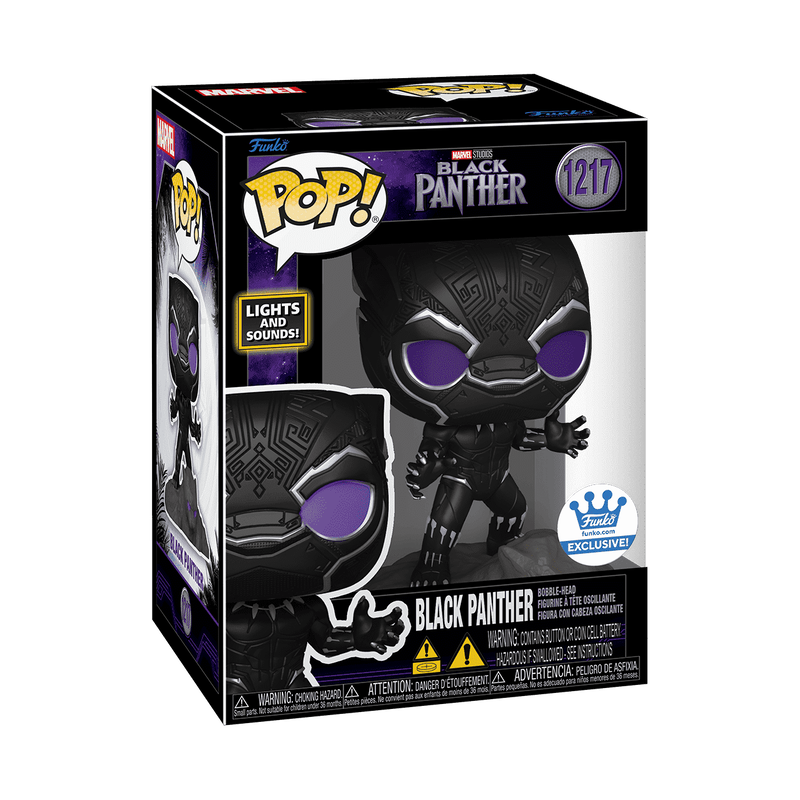 Marvel Pop! Lights and Sounds Black Panther (Damaged Box)