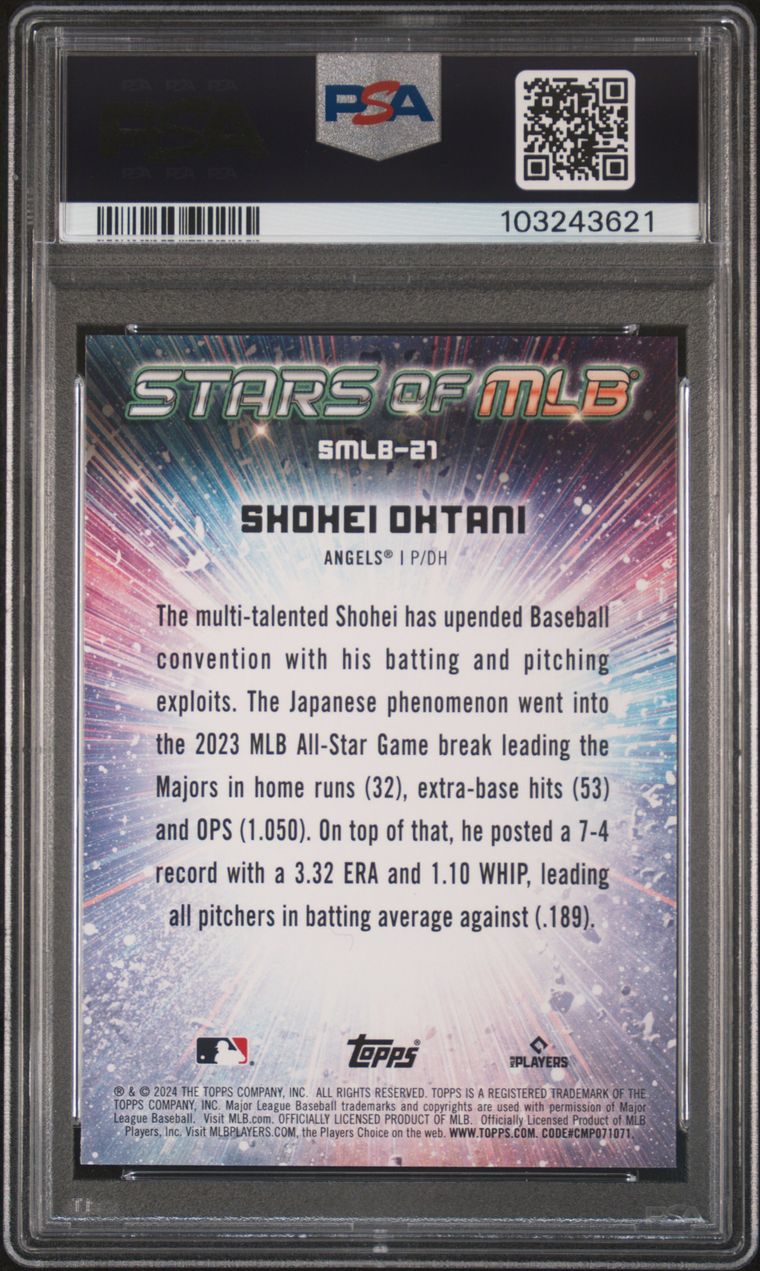 2024 TOPPS STARS OF MLB #SMLB21 SHOHEI OHTANI