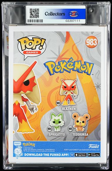 Games 983 Blaziken PSA Graded 8.5 NM-MT+