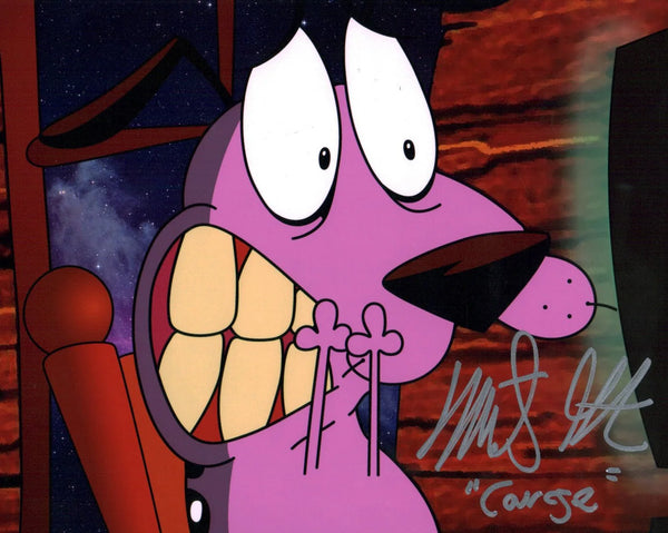 Marty Grabstein Courage the Cowardly Dog 8x10 Signed Photo JSA Certified Autograph