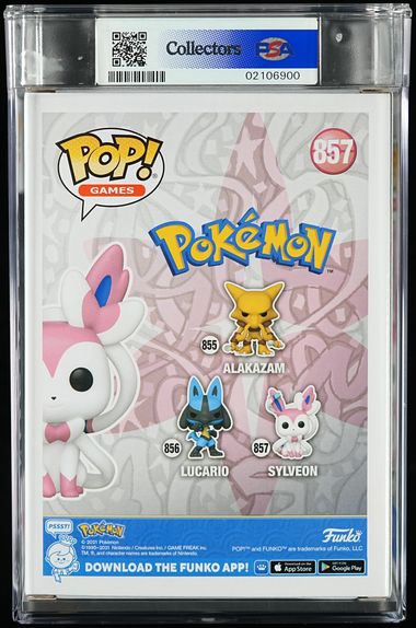 Games 857 Sylveon 2022 PSA Graded Mint 9