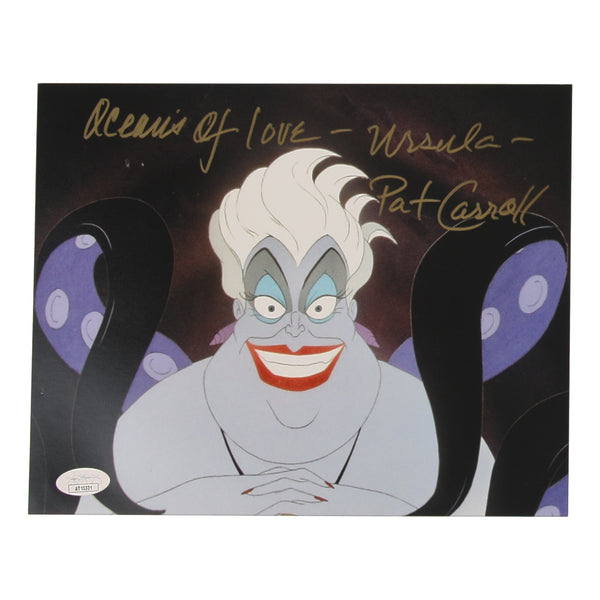 Pat Carroll Signed "The Little Mermaid" 8x10 Photo Inscribed "Oceans of Love" & "Ursula" (JSA)