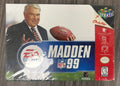 Madden NFL 99 N64 Sealed New in Box (Minor Box Dent)