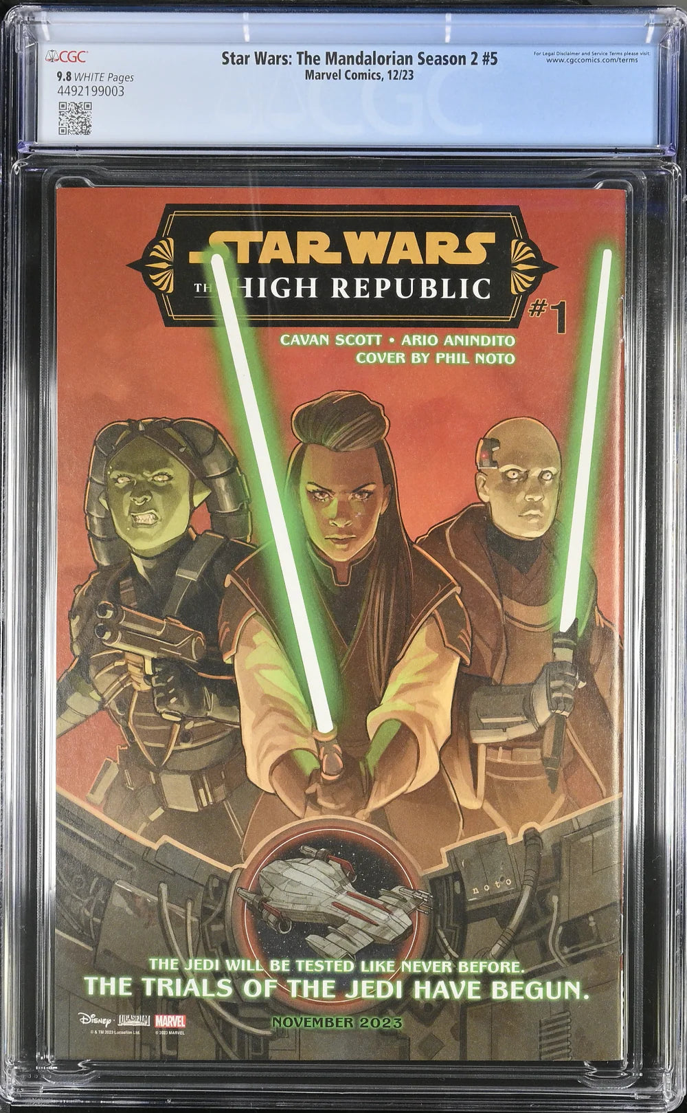 Star Wars: The Mandalorian Season 2 #5 CGC 9.8
