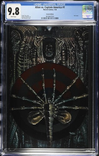 Alien vs. Captain America #1 Dan Panosian foil cover