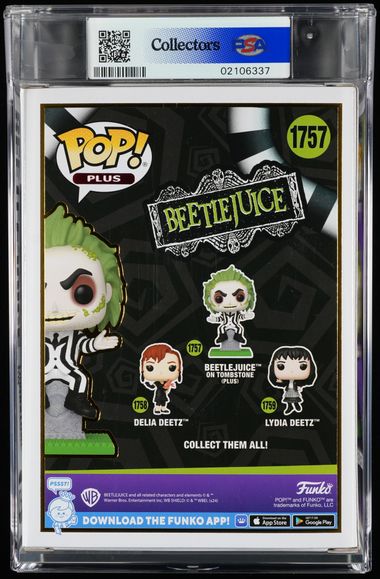 Plus 1757 Beetlejuice on Tombstone 2024 PSA Graded Mint 9