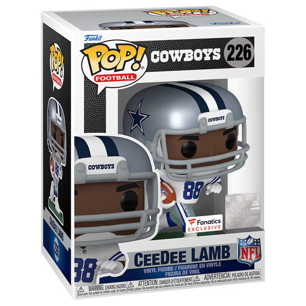 CeeDee Lamb Dallas Cowboys Funko Pop! Fanatics Exclusive Vinyl Figure (Damaged Corner On Box)