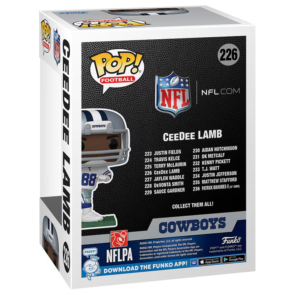 CeeDee Lamb Dallas Cowboys Funko Pop! Fanatics Exclusive Vinyl Figure (Damaged Corner On Box)