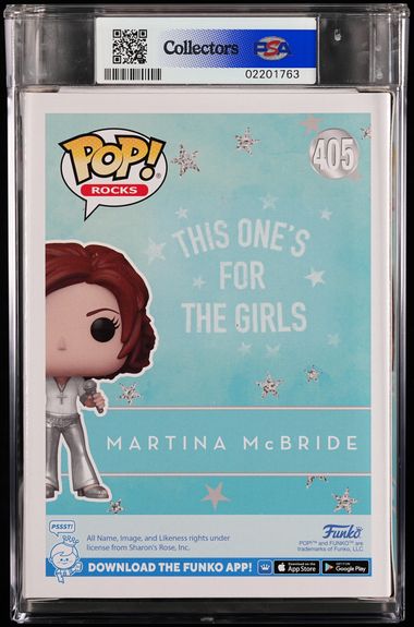 Rocks 405 Martina McBride 2024 PSA Graded Mint 9