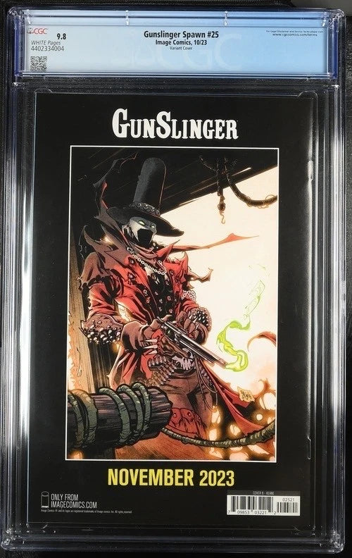 Gunslinger Spawn #25 - Cover B - CGC Graded 9.8 - Kevin Keane Variant
