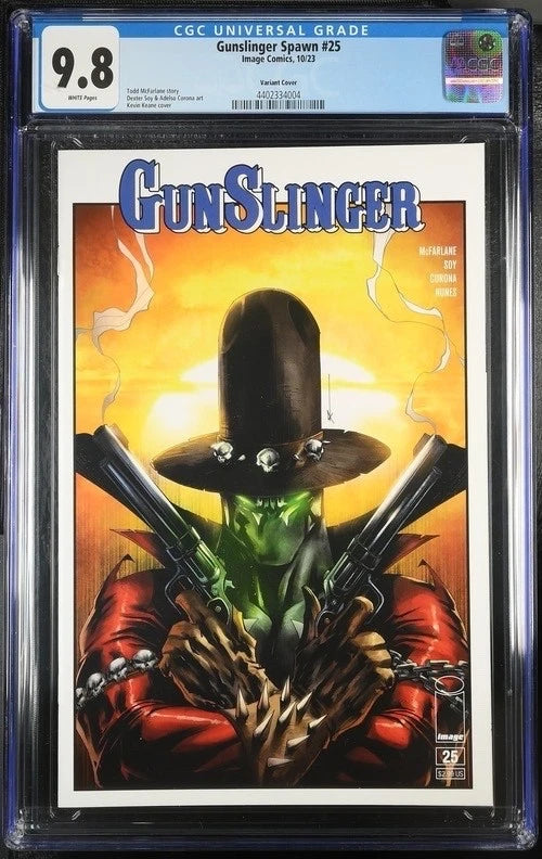 Gunslinger Spawn #25 - Cover B - CGC Graded 9.8 - Kevin Keane Variant