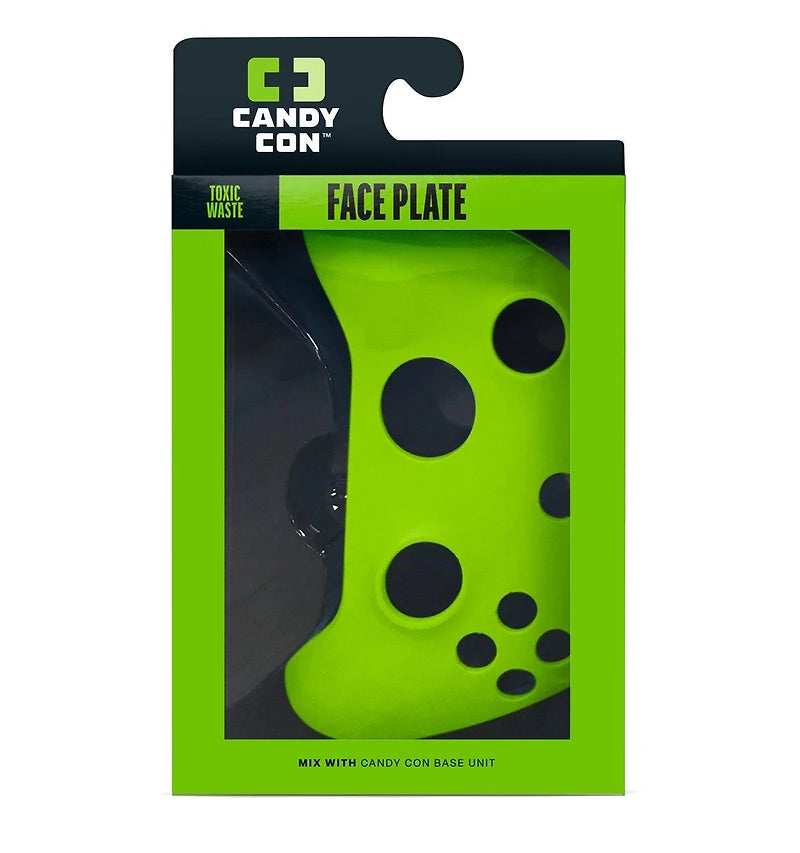 Face Plate For Candy Con Base Unit Controller - Toxic Waste Glows in the Dark