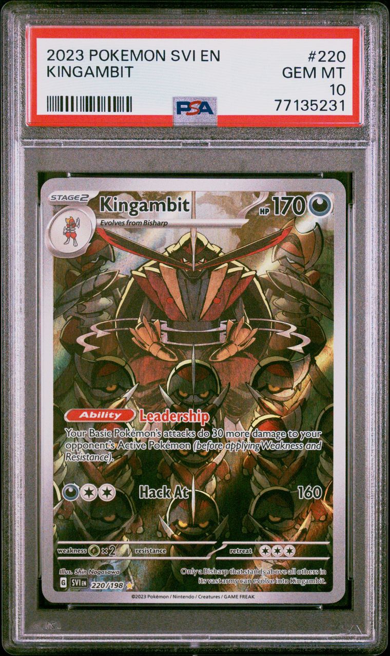 2023 POKEMON SVI EN-SCARLET & VIOLET | ILLUSTRATION RARE #220 KINGAMBIT