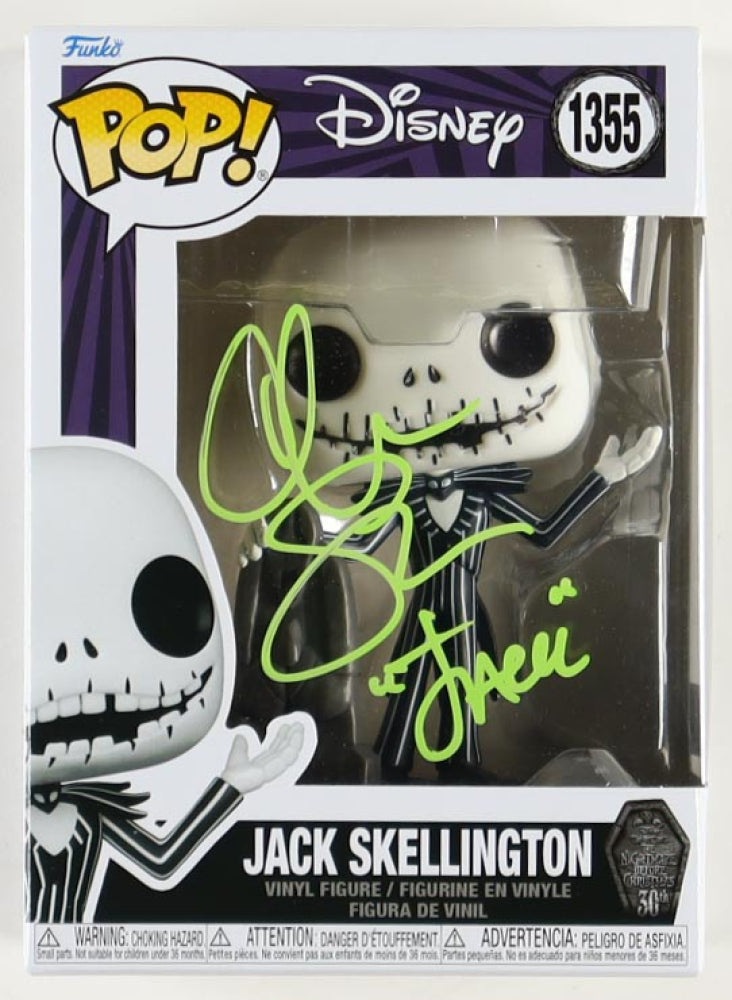 Chris Sarandon Signed "Jack Skellington" Funko Pop! #1355 Inscribed "Jack" (PA)