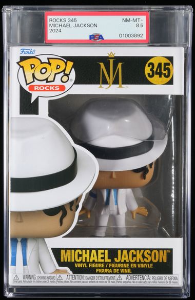 Rocks 345 Michael Jackson 2023 PSA Graded Near Mint - Mint+