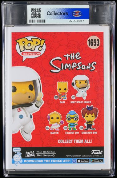 Television 1653 Deep Space Homer 2024 PSA Graded Gem Mint 10
