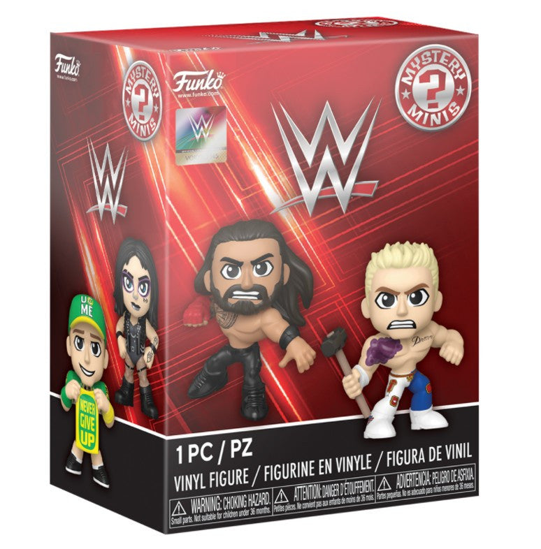 WWE Funko Mystery Minis Blind Pack (1 Random Pack)