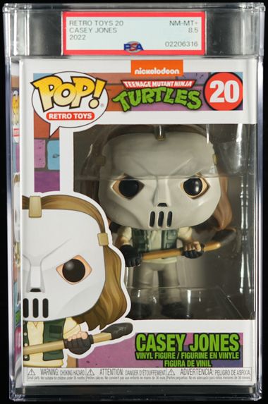 Retro Toys 20 Casey Jones 2020 PSA Graded Near Mint - Mint+ 8.5