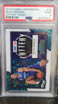 2018 PANINI CONTENDERS LOTTERY TICKET #12 MILES BRIDGES