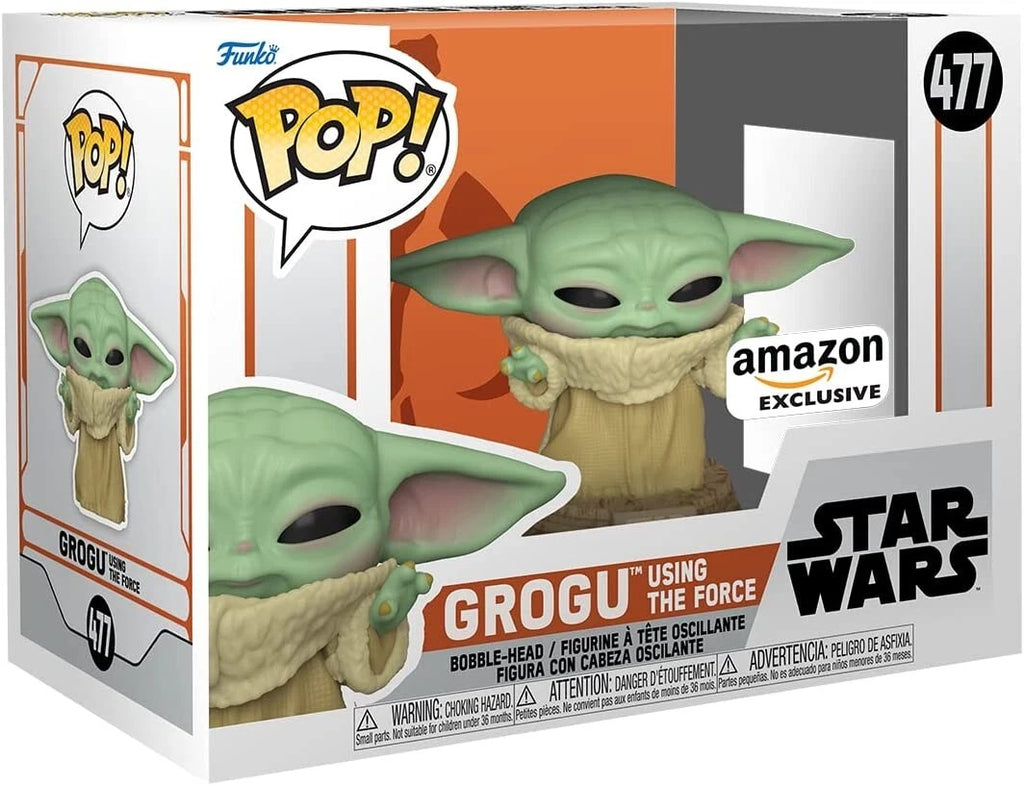 FUNKO POP STAR WARS MANDALORIAN GROGU USING FORCE 477 SPECIAL EDITION