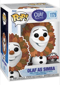 POP Disney!: Olaf Presents - Olaf as Simba, #1179 Multicolor Funko Pop Olaf Pop