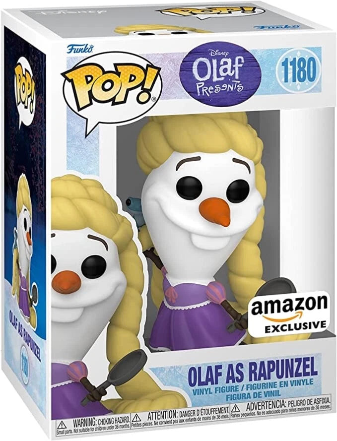 Funko POP Disney: Olaf Presents Olaf as Rapunzel Amazon Exclusive