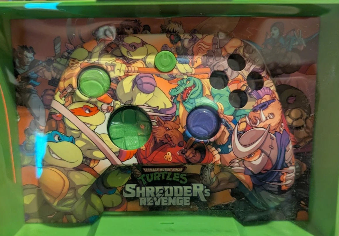 TMNT Shredder’s Revenge Candy Con Faceplate Framed Edition