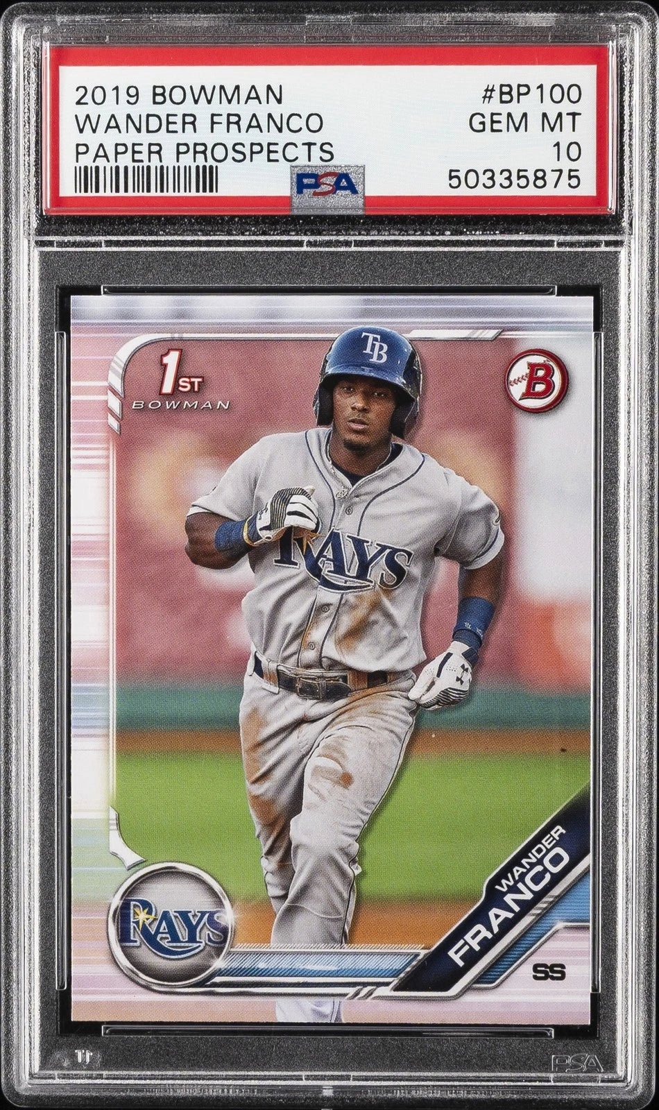 2019 BOWMAN PAPER PROSPECTS #BP100 WANDER FRANCO