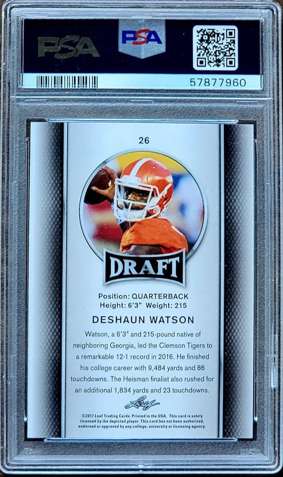 2017 LEAF DRAFT #26 DESHAUN WATSON
