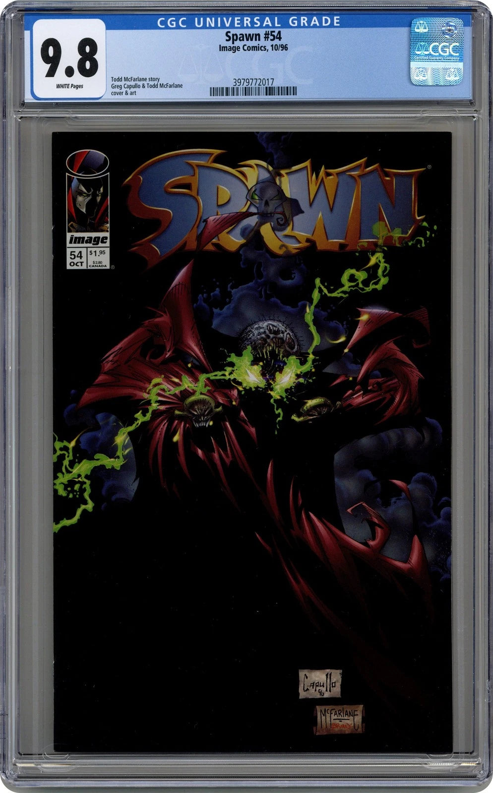 Spawn #54 CGC 9.8 1996